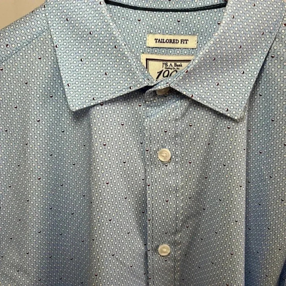 2/$30 Jos A. Bank 1905 Tailored Fit Men’s Button Down Shirt 15 1/2-33 - Picture 2 of 6